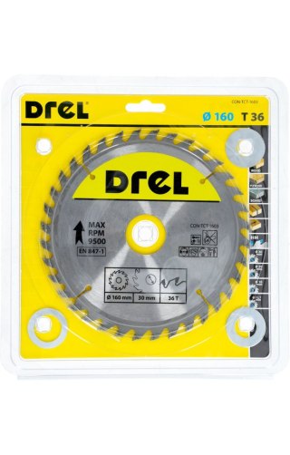 Drel Tarcza do pilarki widiowa 160 x 30 mm, 36T CON-TCT-1603