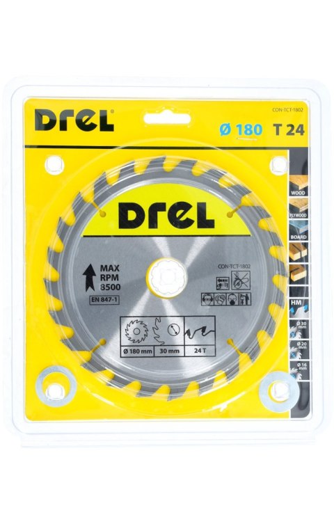 Drel Tarcza do pilarki widiowa 180 x 30 mm, 24T CON-TCT-1802