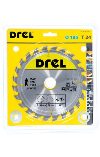 Drel Tarcza do pilarki widiowa 185 x 30 mm, 24T CON-TCT-1852