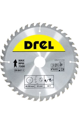 Drel Tarcza do pilarki widiowa 210 x 30 mm, 40T CON-TCT-2104