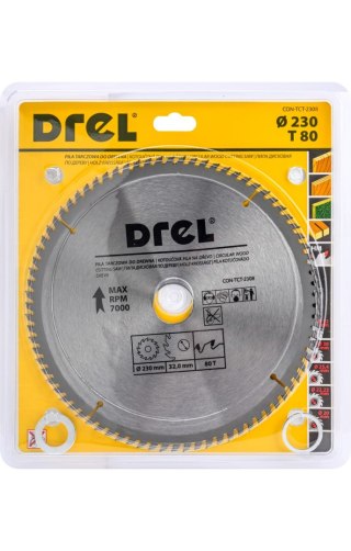 Drel Tarcza do pilarki widiowa 230 x 30 mm, 80T CON-TCT-2308