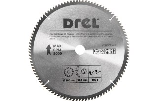 Drel Tarcza do pilarki widiowa 300 x 30 mm, 100T CON-TCT-3010