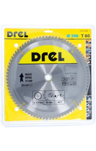 Drel Tarcza do pilarki widiowa 300 x 30 mm, 80T CON-TCT-3008