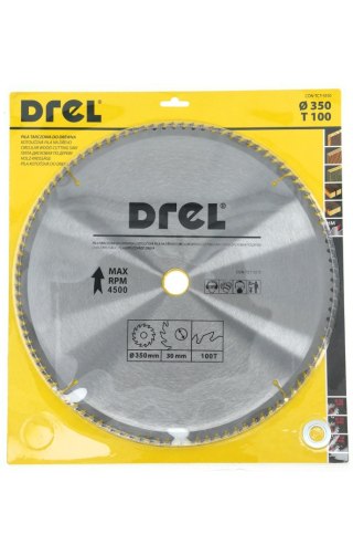 Drel Tarcza do pilarki widiowa 350 x 30 mm, 100T CON-TCT-3510