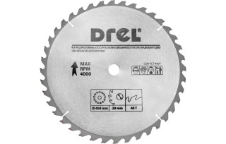 Drel Tarcza do pilarki widiowa 400 x 30 mm, 40T CON-TCT-4004