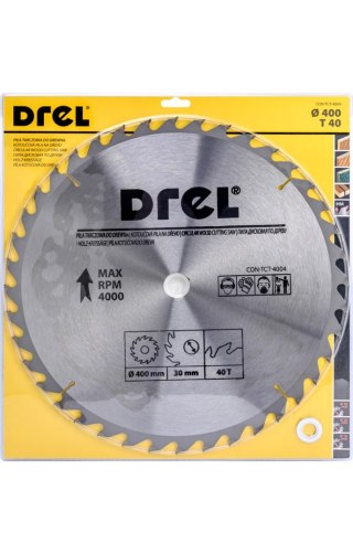 Drel Tarcza do pilarki widiowa 400 x 30 mm, 40T CON-TCT-4004