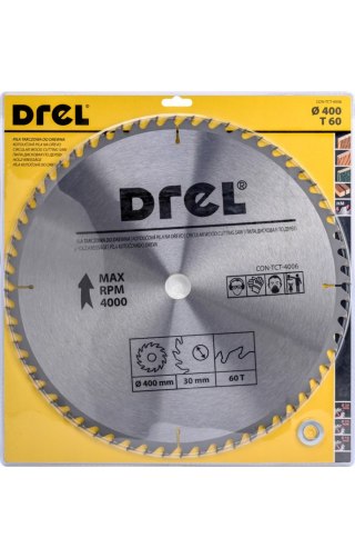 Drel Tarcza do pilarki widiowa 400 x 30 mm, 60T CON-TCT-4006