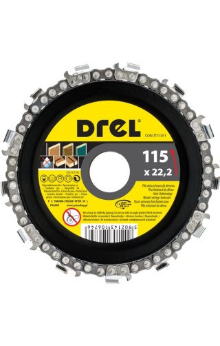 Drel Tarcza łańcuchowa 115 x 22.2 mm CON-TIT-1011