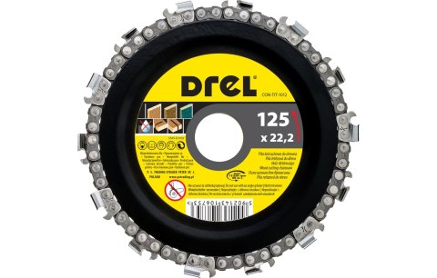 Drel Tarcza łańcuchowa 125 x 22.2 mm CON-TIT-1012