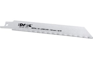 Drel Brzeszczot do piły szablastej 150 x 19 x 0.9 mm, 18TPI, do metalu DR-AJL-1312