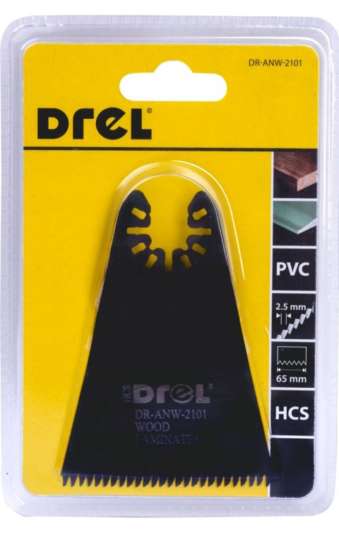 Drel Brzeszczot do urządzenia wielofunkcyjnego, 65 mm, do drewna, PVC, płyty kartonowo-gipsowej DR-ANW-2101