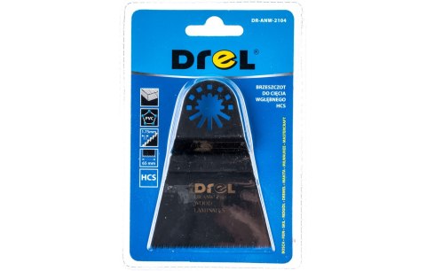 Drel Brzeszczot do urządzenia wielofunkcyjnego, 65 mm, do drewna, PVC, płyty kartonowo-gipsowej DR-ANW-2104 Drel Brzeszczot do urządzenia wielofunkcyjnego, 65 mm, do drewna, PVC, płyty kartonowo-gipsowej DR-ANW-2104