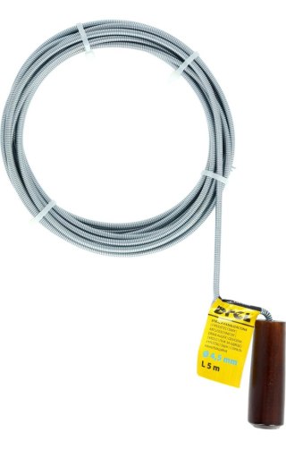 Drel Spirala kanalizacyjna ocynkowana 4.5 mm, 5 m CON-ZSK-0405