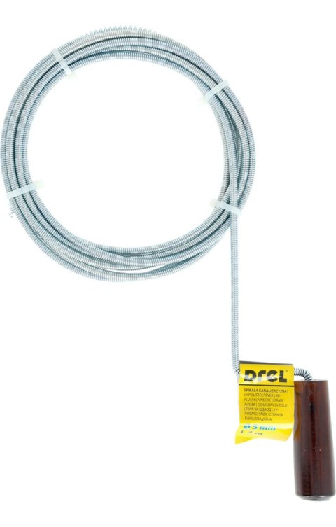 Drel Spirala kanalizacyjna ocynkowana 5 mm, 3 m CON-ZSK-0503