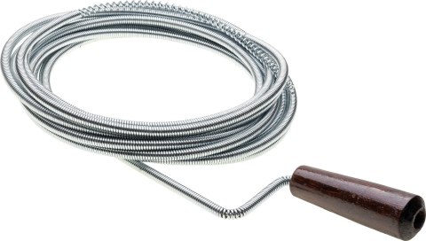 Drel Spirala kanalizacyjna ocynkowana 7 mm, 5 m CON-ZSK-0705 Drel Spirala kanalizacyjna ocynkowana 7 mm, 5 m CON-ZSK-0705