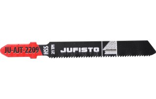 Jufisto Brzeszczoty do wyrzynarek z uchwytem typu "T", 50 mm, 21TPI, do metalu, 2 szt. JU-AJT-2209