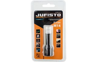 Jufisto Otwornica z nasypem diamentowym 14 mm, M14, diament lutowany JU-AOD-1314