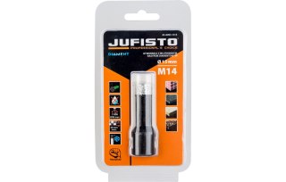 Jufisto Otwornica z nasypem diamentowym 15 mm, M14, diament lutowany JU-AOD-1315