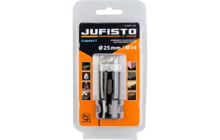 Jufisto Otwornica z nasypem diamentowym 25 mm, M14, diament lutowany JU-AOD-1325