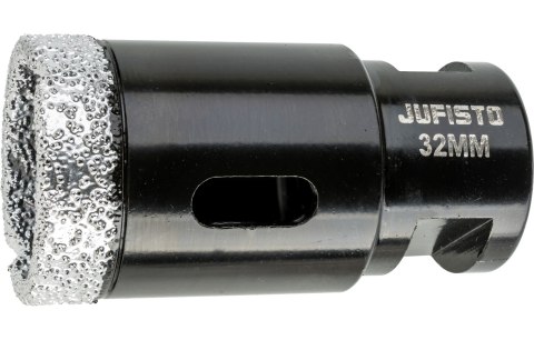 Jufisto Otwornica z nasypem diamentowym 32 mm, M14, diament lutowany JU-AOD-1332