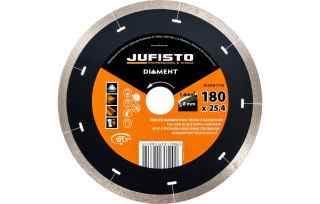 Jufisto Tarcza diamentowa 180 x 25.4 mm, pełna JU-DCB-1118