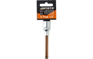 Jufisto Końcówka Torx na nasadce 1/2", TT50 x 100 mm JU-SOX-6250