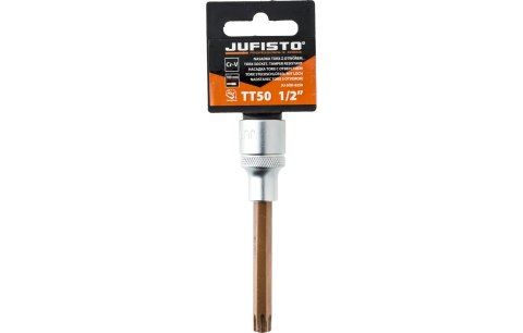 Jufisto Końcówka Torx na nasadce 1/2", TT50 x 100 mm JU-SOX-6250