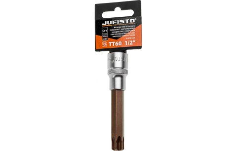Jufisto Końcówka Torx na nasadce 1/2", TT60 x 100 mm JU-SOX-6260 Jufisto Końcówka Torx na nasadce 1/2", TT60 x 100 mm JU-SOX-6260