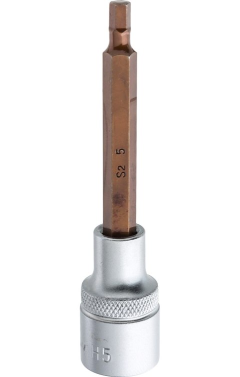 Jufisto Końcówka sześciokątna na nasadce 1/2", H5 x 100 mm JU-SOH-6205 Jufisto Końcówka sześciokątna na nasadce 1/2", H5 x 100 mm JU-SOH-6205