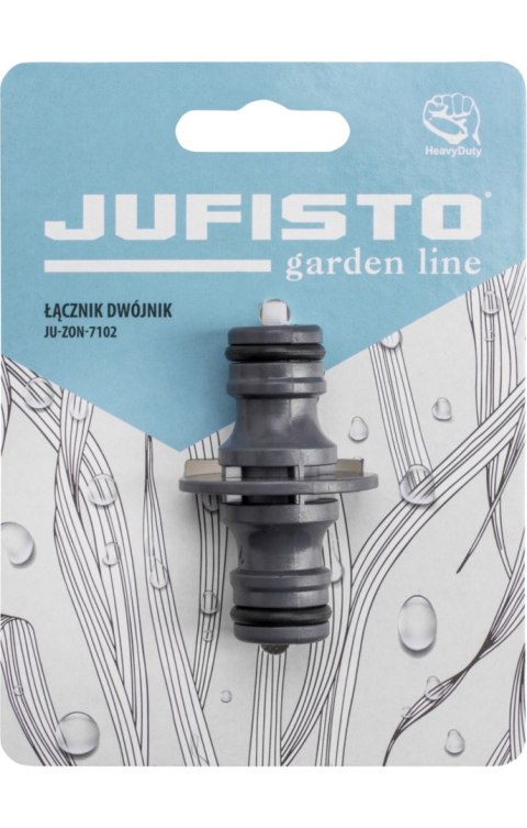 Jufisto Łącznik dwójnik 1/2", jednomateriałowy JU-ZON-7102