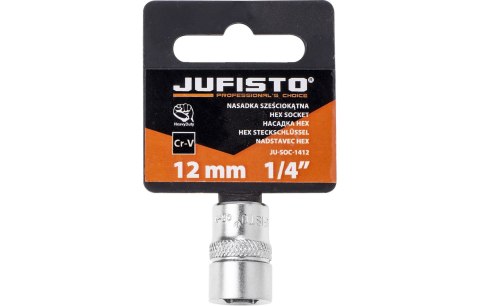 Jufisto Nasadka sześciokątna 1/4", 12 mm JU-SOC-1412