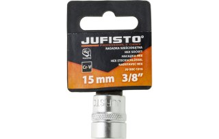 Jufisto Nasadka sześciokątna 3/8", 15 mm JU-SOC-1315