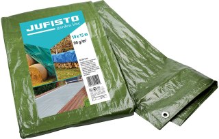 Jufisto Plandeka 10 x 15 m, 90 g/m2, zielona JU-ZOP-9150