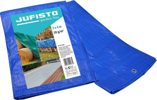 Jufisto Plandeka 2 x 4 m, 50 g/m2, niebieska JU-ZOP-5008