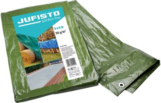 Jufisto Plandeka 4 x 6 m, 90 g/m2, zielona JU-ZOP-9024