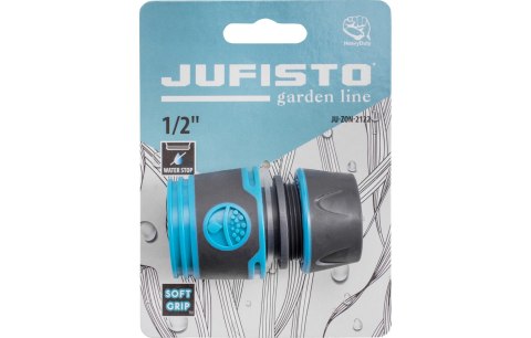 Jufisto Szybkozłączka 1/2', stop, dwumateriałowa, soft grip JU-ZON-2122