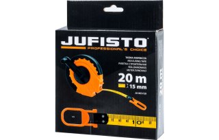 Jufisto Taśma miernicza włókno szklane 20 m, 15 mm JU-MZ-F20