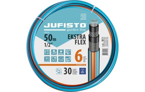 Jufisto Wąż ogrodowy 1/2', 50 m, 6 warstw JU-ZOW-1256