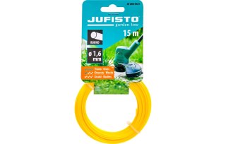 Jufisto Żyłka do podkaszarki, okrągla, 1.6 mm, długość 15 m JU-ZOK-0161