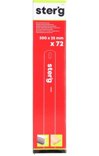 Sterg Brzeszczot dwustronny 300 x 25 mm, do metalu, drewna S46002