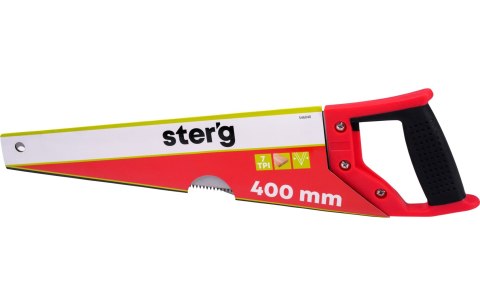 Sterg Piła płatnica 400 mm, 7 TPI, plastikowy uchwyt S46040