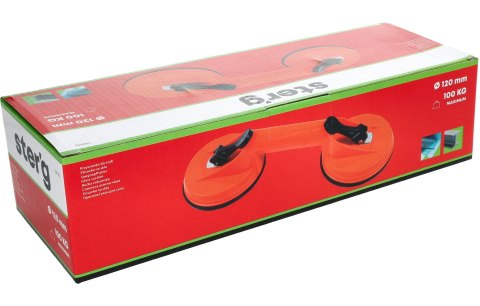 Sterg Przyssawka 120mm,podwójna, plastikowa S40002 Sterg Przyssawka 120mm,podwójna, plastikowa S40002