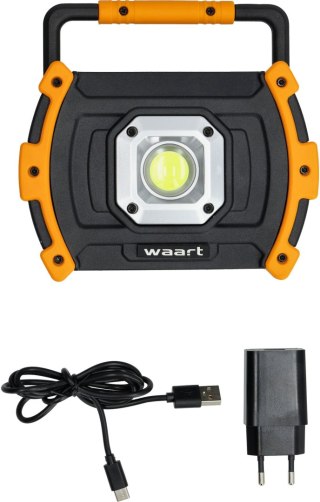 Wart Reflektor 10 W, COB LED, akumulatorowy, USB W11E441