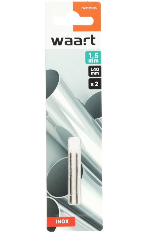 Wart Wiertła kobaltowe do metalu 1.5 mm, 2 szt W21M015