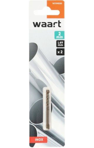 Wart Wiertła kobaltowe do metalu 2.0 mm, 2 szt. W21M020