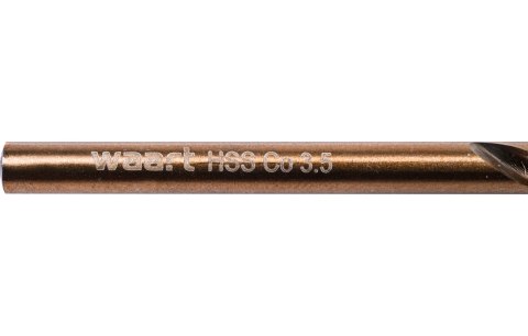 Wart Wiertło kobaltowe do metalu 3.5 mm W21M035