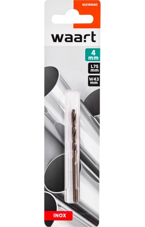 Wart Wiertło kobaltowe do metalu 4.0 mm W21M040