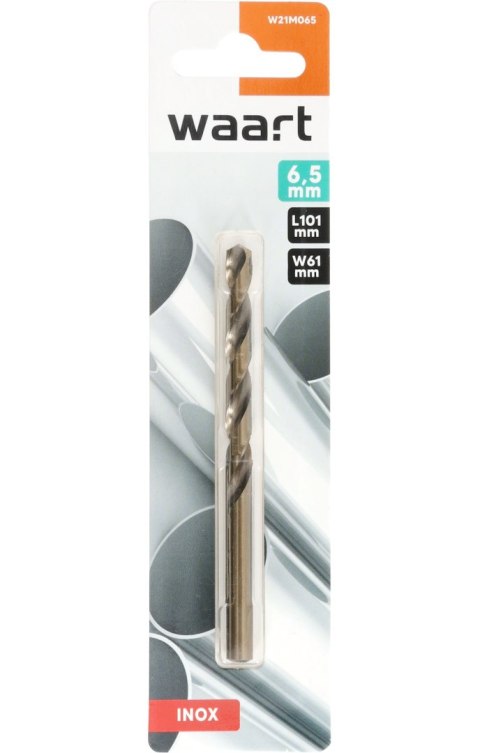 Wart Wiertło kobaltowe do metalu 6.5 mm W21M065