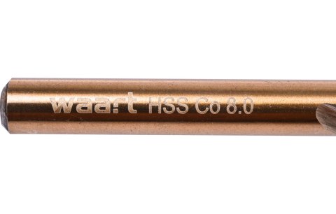 Wart Wiertło kobaltowe do metalu 8.0 mm W21M080