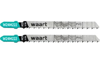 Wart Brzeszczoty do wyrzynarek 75 mm, uchwyt "T", 10TPI, do drewna, płyty wiórowej, sklejki, PVC, 2 szt. W24M222